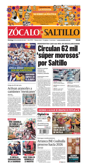 Cover of Zócalo Saltillo