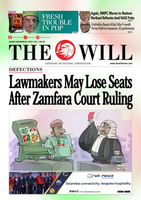 Cover of THEWILL NEWSPAPER
