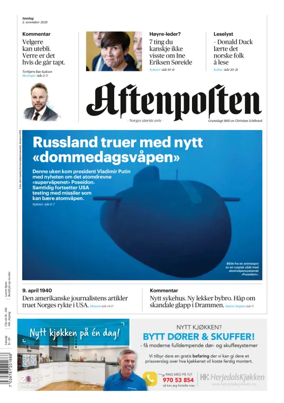 Cover of Aftenposten