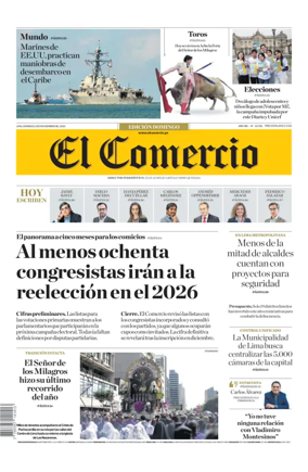 Cover of Diario El Comercio