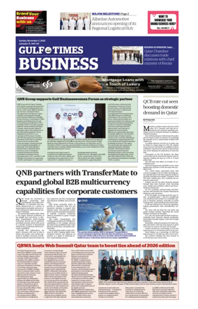 Cover of Gulf Times Business