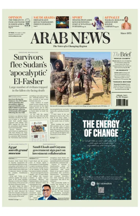 Cover of Arab News