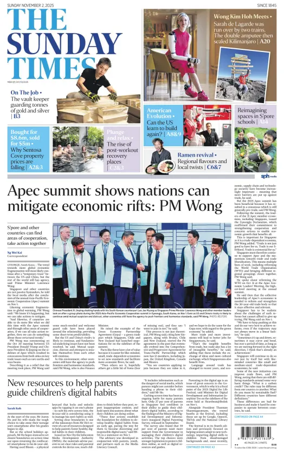Cover of The Straits Times
