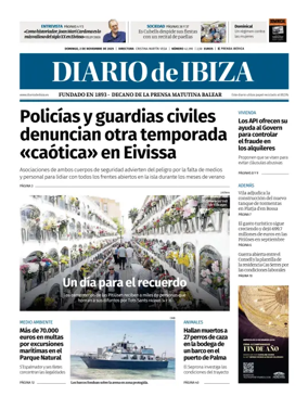 Cover of Diario de Ibiza