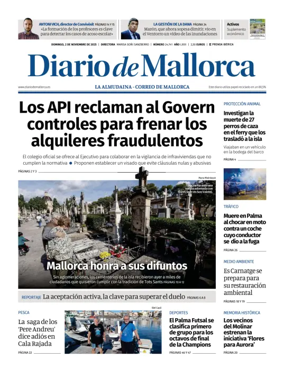 Cover of Diario de Mallorca