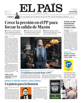 Cover of El País (Galicia)