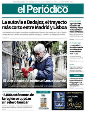 Cover of El Periódico Extremadura
