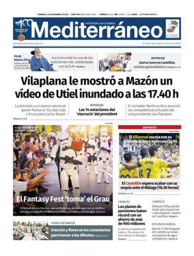 Cover of El Periódico Mediterráneo