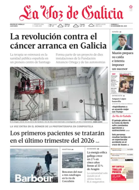Cover of La Voz de Galicia (Carballo)