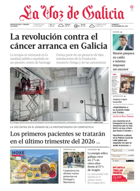 Cover of La Voz de Galicia (Deza)