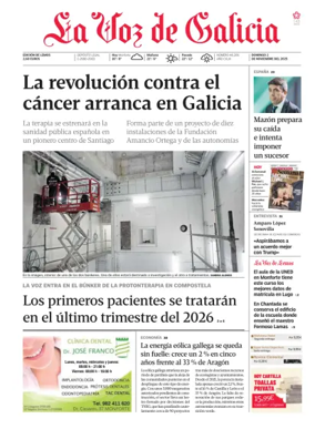 Cover of La Voz de Galicia (Monforte)