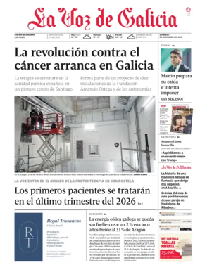 Cover of La Voz de Galicia (Viveiro)