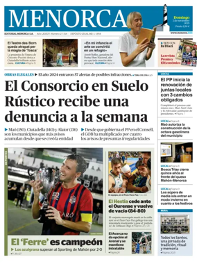 Cover of Menorca Diario Insular