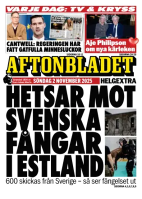 Cover of Aftonbladet