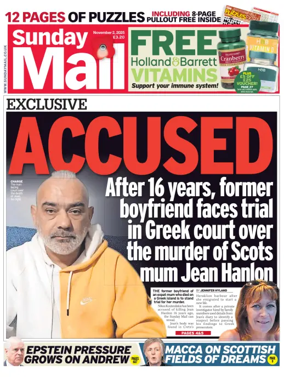 Cover of Sunday Mail (UK)