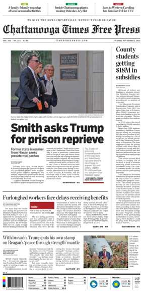 Cover of Chattanooga Times Free Press