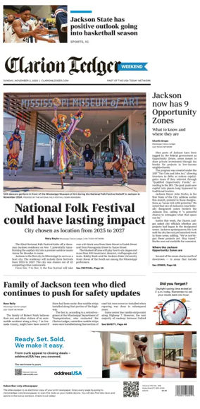 Cover of Clarion Ledger
