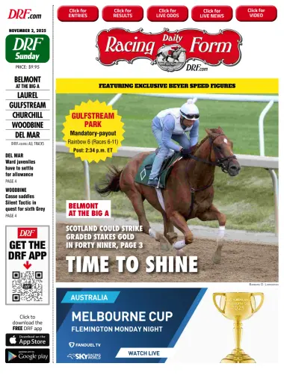 Cover of Daily Racing Form National Digital Edition