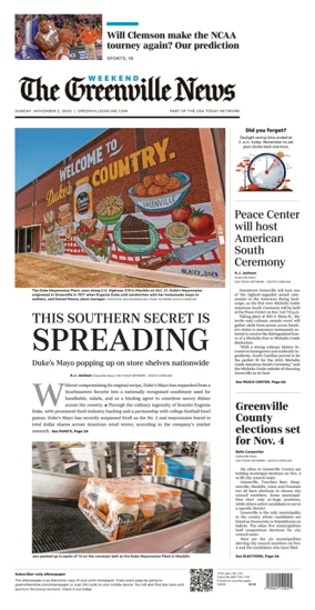 Cover of The Greenville News