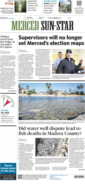 Cover of Merced Sun-Star (Saturday)