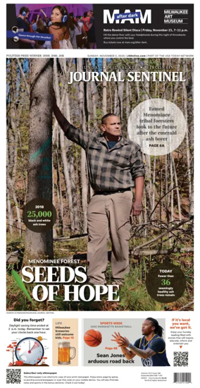 Cover of Milwaukee Journal Sentinel