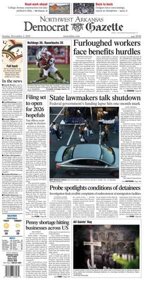 Cover of Northwest Arkansas Democrat-Gazette