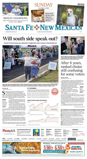 Cover of Santa Fe New Mexican
