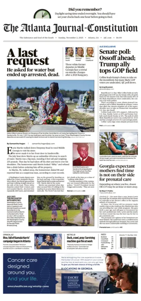 Cover of The Atlanta Journal-Constitution