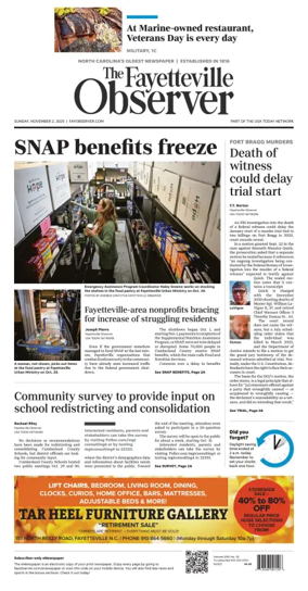 Cover of The Fayetteville Observer