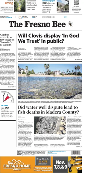 Cover of The Fresno Bee (Sunday)