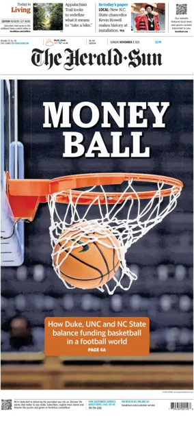 Cover of The Herald-Sun (Sunday)