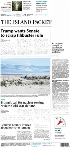 Cover of The Island Packet (Sunday)