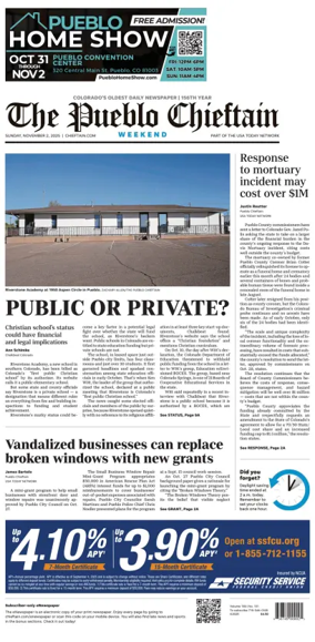 Cover of The Pueblo Chieftain