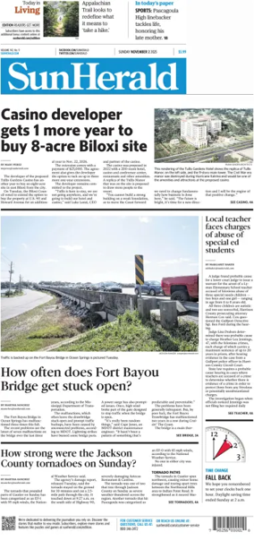 Cover of The Sun Herald (Sunday)