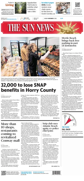 Cover of The Sun News (Sunday)