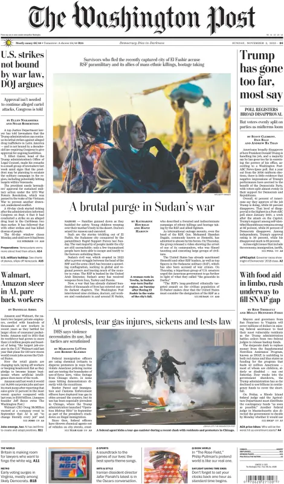 Cover of The Washington Post Sunday