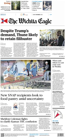 Cover of The Wichita Eagle (Sunday)