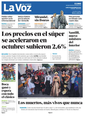 Cover of La Voz del Interior