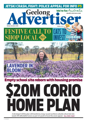 Cover of Geelong Advertiser