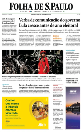 Cover of Folha De S.Paulo