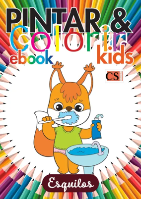 Cover of Pintar e Colorir Kids