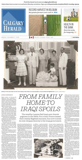 Cover of Calgary Herald