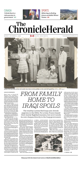 Cover of The Chronicle Herald (Provincial)