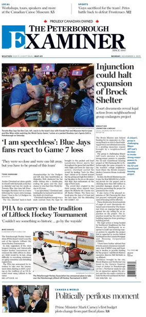 Cover of The Peterborough Examiner