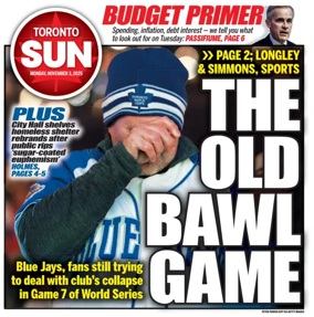 Cover of Toronto Sun