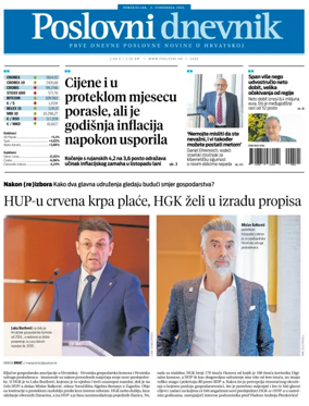 Cover of Poslovni Dnevnik