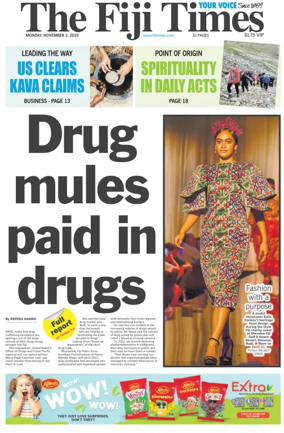 Cover of The Fiji Times