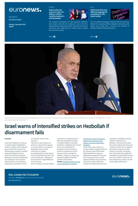 Cover of EuroNews (English Edition)