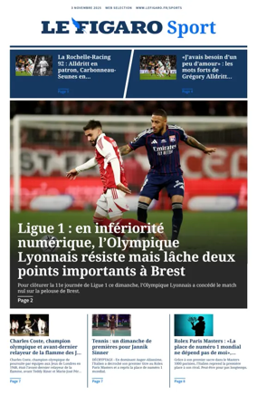 Cover of Le Figaro Sport