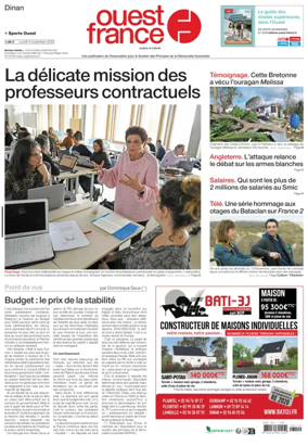 Cover of Ouest France (Dinan)